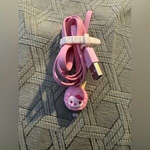 Pucky Pop Mart lightning cable charger, pink candy baby, apple/iphone/ipad